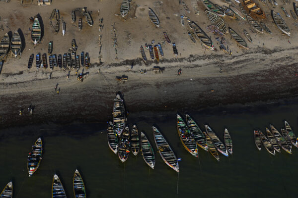 Barques de pêcheurs de M’Bour, Sénégal.