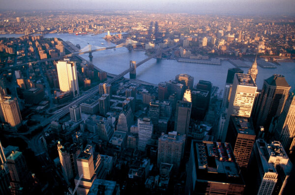 New-York et l'ombre des Twin Towers, Amérique du nord.